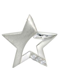 Jobo Damen Stern-Anhänger "Anhänger Stern", Silber 925 (Sterlingsilber), silber, Silber 925 (Sterlingsilber), Schmuckanhänger, 925 Silber mit Zirkonia