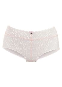 s.Oliver Damen High-Waist-Slip "Amelie", Gr. 36, rosa, Microtouch, Obermaterial: 90% Polyamid, 10% Elasthan, Unterhosen, aus wunderschöner Spitze