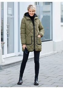 Classic Basics Damen Steppjacke, grün, Gr. 42, unifarben, 100% Polyester, Jacken