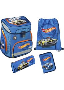 Scooli Kinder Schulranzen "EasyFit, Hot Wheels", bunt, Polyester, Rucksäcke