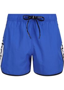 Reebok Herren Badeshorts ""Silvester"", blau, modisch, Gr. S, unifarben mit Farbeinsätzen, Microfaser, Obermaterial: 100% Polyester, Badehosen, mit