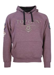 Top Gun Herren Kapuzenpullover "Simulator TG20191025", rot, Gr. M, Obermaterial: 50% Baumwolle / 50% Polyester, Pullover