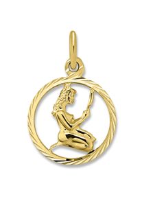 ONE ELEMENT Damen Sternzeichen-Anhänger "Jungfrau Sternzeichen Anhänger aus 333 Gelbgold", Jungfrau, Gelbgold 333-Gold, gold, Gelbgold 333, Gold,