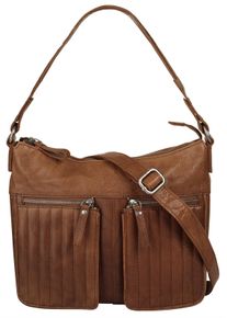 SPIKES & SPARROW Damen Shopper, SPIKES & SPARROW, braun, Leder, unifarben, leicht glänzend, Taschen, echt Leder