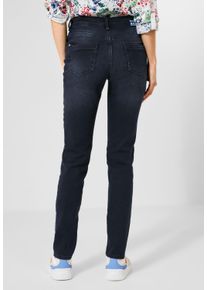 Cecil Damen Slim-fit-Jeans, blau, casual, Gr. 25, unifarben, Jeans, 69% Baumwolle, 29% Polyester, 2% Elasthan, Jeans