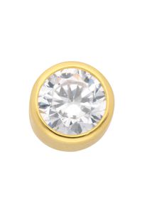 Adelia´s ADELIA ́S Damen Ketten-Anhänger "333 Gold Anhänger mit Zirkonia", mit Zirkonia, Gelbgold 333, gold, Gelbgold 333, Schmuckanhänger, 333 Gold mit