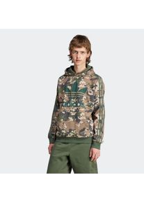 Herren Kapuzensweatshirt "GRAPHICS CAMO HOODIE", grün, sportlich, Gr. XS, adidas originals, Obermaterial: 70% Baumwolle, 30% Polyester, Sweatshirts