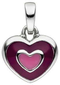 Jobo Damen Herz-Anhänger "Anhänger Herz", Silber 925 (Sterlingsilber), silber, Silber 925 (Sterlingsilber), Schmuckanhänger, 925 Silber