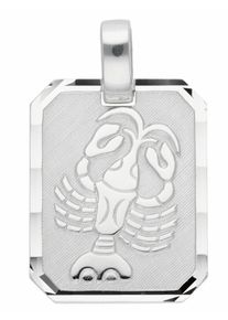 Adelia´s ADELIA ́S Damen Ketten-Anhänger "925 Silber Sternzeichen Anhänger Krebs", Damen, Krebs, Silber 925 (Sterlingsilber), silber, Silber 925