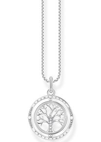Thomas Sabo Damen Kette mit Anhänger "Tree of Love, KE2148-643-14-L45V", 45, Silber 925 (Sterlingsilber), bunt, Silber 925 (Sterlingsilber),
