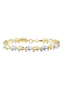 Firetti Damen Armband "Schmuck Geschenk Gold 333 Armschmuck Armkette Goldarmband Elefant", Gelbgold 333, gold, Gelbgold 333, Armbänder