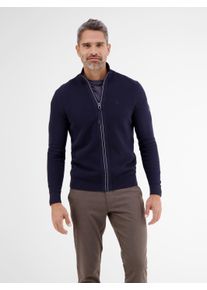 Lerros Herren Strickjacke "Lerros Sportive Strickjacke in Strukturoptik", blau, Gr. XXL, 100% Baumwolle, Strickjacken