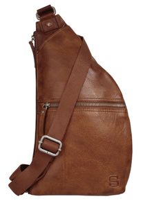 SPIKES & SPARROW Damen Umhängetasche, SPIKES & SPARROW, braun, Leder, vintage, Taschen, echt Leder