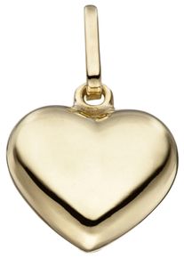 Jobo Damen Herz-Anhänger "Anhänger Herz", Silber 925 (Sterlingsilber), gold, Silber 925 (Sterlingsilber), Schmuckanhänger, 925 Silber vergoldet