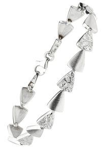 Jobo Damen Armband, Silber 925 (Sterlingsilber), silber, Silber 925 (Sterlingsilber), Armbänder, 925 Silber gehämmert