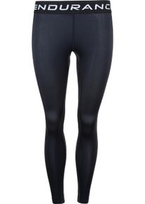 Endurance Kinder Trainingstights "Power", schwarz, sportlich, Gr. 128, unifarben, 90% Polyester, 10% Elasthan, Hosen, mit Quick Dry-Technologie