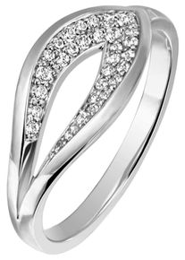 Firetti Damen Fingerring "Schmuck Geschenk Silber 925 Silberring Elipse", 50, Silber 925 (Sterlingsilber), 2,2mm, silber, Silber 925