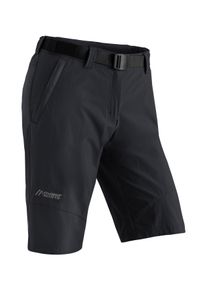 Maier Sports Damen Funktionsshorts "Lawa", schwarz, Gr. 42, 90% Polyamid, 10% Elasthan, Hosen, Damen Shorts, kurze Wanderhose, Outdoorhose mit 2