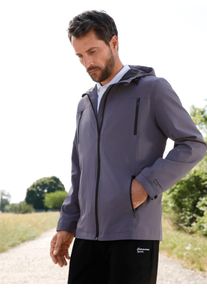 Catamaran Herren Softshelljacke, grau, Gr. 50, unifarben, 94% Polyester, 6% Elasthan, Jacken