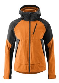 Gonso Herren Fahrradjacke "PAGANELLA", orange, Gr. M, 93% Polyamid, 7% Elastan, Jacken, MTB-spezifischer Schnitt und Material - strapazierfähig und