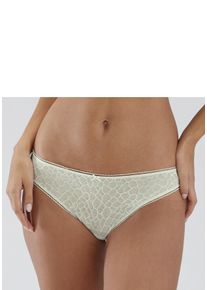 Lascana Damen Slip "Chiara", Gr. 36, grün, Mesh, Netz, Obermaterial: 85% Polyamid, 15% Elasthan, Unterhosen, mit graphischem Netz-Muster