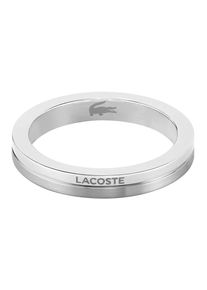 Lacoste Damen Fingerring "Schmuck Edelstahl Damenring VIRTUA", 52, Edelstahl, 2,8mm, silber, Edelstahl, Fingerringe