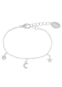 s.Oliver JUNIOR Mädchen Armband "Sonne, Mond und Sterne, 2036884", Silber 925 (Sterlingsilber), bunt, Silber 925 (Sterlingsilber), Armbänder, mit