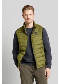 Bugatti Herren Steppweste, grün, casual, Gr. 52, unifarben, 100% Polyester, Westen, aus leichter Nylonware