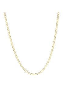 Luigi Merano Damen Panzerkette "glanz, Gold 375", 45cm, Gelbgold 375, gold, Gelbgold 375, Halsketten