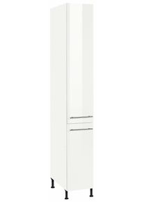 Apothekerschrank Optifit, B:30cm H:211,8cm T:58,4cm, weiß, Küche, Schränke, "Bern", 30 cm breit, 212 cm hoch, mit höhenverstellbaren Stellfüßen