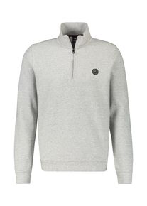 Lerros Herren Sweatjacke "Lerros Sweat-Troyer in Strukturqualität", weiß, Gr. S, 94% Baumwolle, 4% Polyester, 2% Elasthan, Sweatjacken