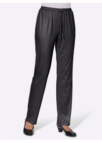 Classic Basics Damen Jerseyhose, schwarz, Gr. 40, unifarben, 100% Polyester, Hosen