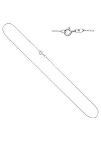 Jobo Damen Goldkette, Weißgold 333, L: 45cm, weiß, Weißgold 333, Halsketten, Venezianerkette 333 Weißgold 45 cm 0,9 mm
