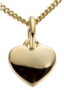 Firetti Damen Herz-Anhänger "Schmuck Geschenk Gold 333 Romantischoptik, massiv", Gelbgold 333, 0,25 g, gelb, Gelbgold 333, Schmuckanhänger