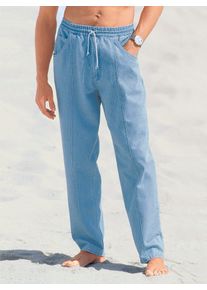 CLASSIC Herren Trainingshose, blau, Gr. 48, unifarben, 100% Baumwolle, Hosen
