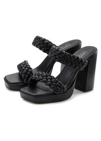 Lascana Damen Pantolette, Gr. 40, schwarz, Obermaterial: 100% Lederimitat. Futter: 100% Lederimitat. Decksohle: 100% Lederimitat. Laufsohle: 100%