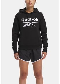 Reebok Herren Kapuzensweatshirt, schwarz, sportlich, Gr. XS, Obermaterial: 70% Baumwolle, 30% Polyester, Sweatshirts