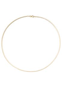 Jobo Damen Halsreif, Gelbgold 333, L: 42cm, gold, Gelbgold 333, Halsketten, 333 Gold 42 cm 2 mm