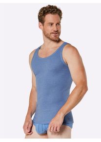 King´S Club KINGS CLUB Herren Unterhemd, Gr. 6, blau, 100% Baumwolle, Unterhemden