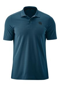 Gonso Herren Radtrikot "Almas", blau, Gr. S, 100% Polyester, Trikots, Herren Fahrradtrikot kurzarm, elastisches und atmungsaktives Radshirt