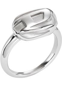 Diesel Damen Fingerring "RING, DX1485040", 20, Edelstahl, silber, Edelstahl, Fingerringe