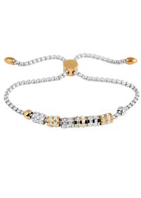Adelia´s ADELIA ́S Damen Edelstahlarmband "Damen Armband aus Edelstahl mit Similisteine", Edelstahl, gold, Edelstahl, Armbänder