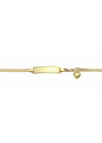 Adelia´s ADELIA ́S Damen Goldarmband "333 Gold Flach Panzer Armband Mit Motiven 16 cm", 16, Gelbgold 333, gold, Gelbgold 333, Armbänder, 333 Gold Goldschmuck