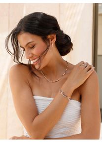 Lady Damen Armband, Glas-Silber 925 (Sterlingsilber), silber, Glas, Silber 925 (Sterlingsilber), Armbänder