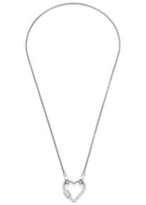 Leonardo Damen Charm-Kette "Minou Clip&Mix, 021804", Edelstahl, L: 45cm, silber, Edelstahl, Halsketten, mit Zirkonia (synth.)