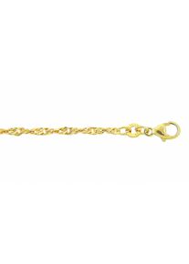 Adelia´s ADELIA ́S Damen Goldkette "333 Gold Singapur Halskette 45 cm Ø 2,4 mm", 45, Gelbgold 333, gold, Gelbgold 333, Halsketten, Goldschmuck für Damen