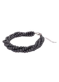 Firetti Damen Armband "Schmuck Geschenk Armschmuck Armkette Edelstein Farbstein Hämatit", Edelstahl, silber, Edelstahl, Armbänder, Made in Germany -