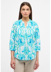 Eterna Damen Longbluse "LOOSE FIT", grün, modisch, Gr. 36, 100% Baumwolle, Blusen