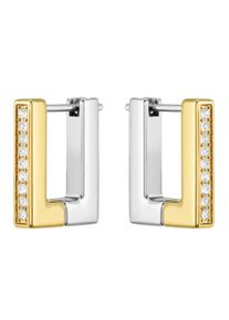 Lacoste Damen Paar Ohrstecker "Schmuck Edelstahl Ohrrschmuck Ohrringe IMPRESSION", Edelstahl, gold, Edelstahl, Ohrringe, wahlweise mit oder ohne