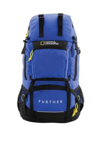 Cityrucksack "Destination", National Geographic, blau, Kunstfaser, unifarben, sportlich, Rucksäcke, mit vielen Fächern
